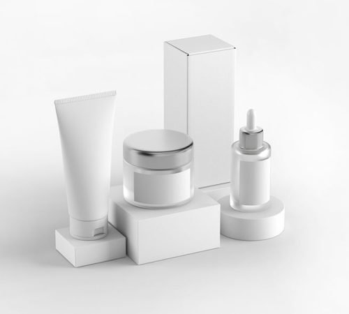 Free Cosmetic Packaging Mockup _ Download Free _ Pixpine